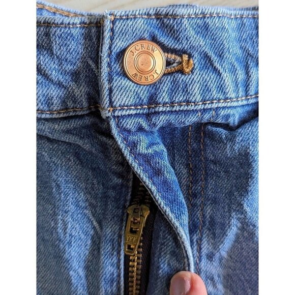 J. Crew High-rise Denim Jean Shorts Tea Time Wash | AV425 Women's Size 30 - Picture 4 of 5